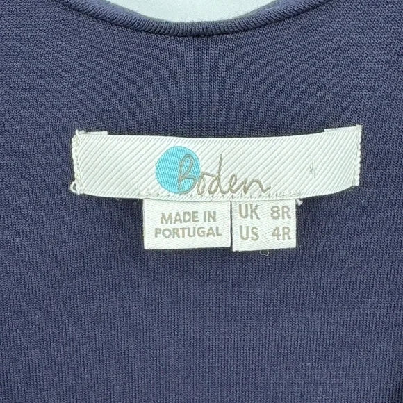 Boden Navy Maxi tee shirt dress-Size 4 - Picture 4 of 6